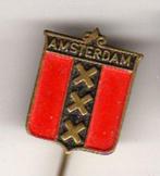 Speldje WAPEN AMSTERDAM 3 ANDREASKRUIZEN (A4), Verzamelen, Speldjes, Pins en Buttons, Verzenden, Gebruikt, Overige onderwerpen
