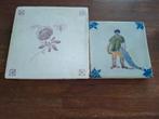 2 tegeltjes, Antiek en Kunst, Ophalen of Verzenden