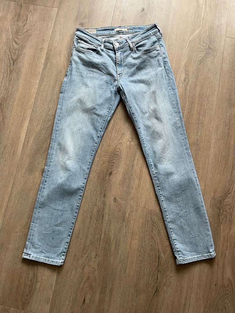 Levi’s straight fit jeans, Ophalen of Verzenden, Zo goed als nieuw, Blauw, W30 - W32 (confectie 38/40)
