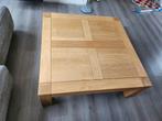 Een mooie houten salontafel 110 x 110 x 40, Huis en Inrichting, Minder dan 50 cm, 100 tot 150 cm, 100 tot 150 cm, Zo goed als nieuw