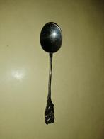 Vintage zilveren lepeltje met bloemen motief, Antiek en Kunst, Antiek | Goud en Zilver, Ophalen of Verzenden, Zilver