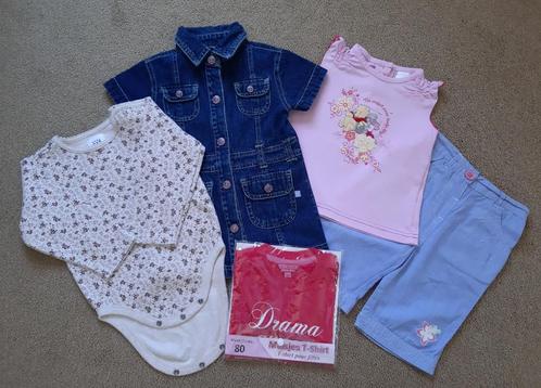Baby kledingpakket voor meisje, m. 74-80 cm., Kinderen en Baby's, Babykleding | Baby-kledingpakketten, Zo goed als nieuw, Maat 74