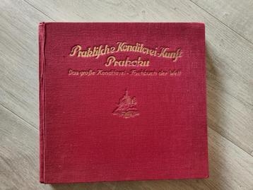 Antiek patisserieboek – PRA-KO-KU – zeldzaam collectors item beschikbaar voor biedingen