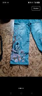 Versace Jeans Cherry Blossom - Maat M - Nieuw!, Blauw, Nieuw, W32 (confectie 46) of kleiner, Ophalen of Verzenden