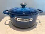 SALE NIEUWE Le Creuset Azure 24 cm 4,2 liter, zonder de doos, Gietijzer, Nieuw, Ophalen of Verzenden, Keramische plaat