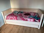 Steigerhouten 1 persoons bed, 90 cm, Eenpersoons, Bruin, Steigerhout