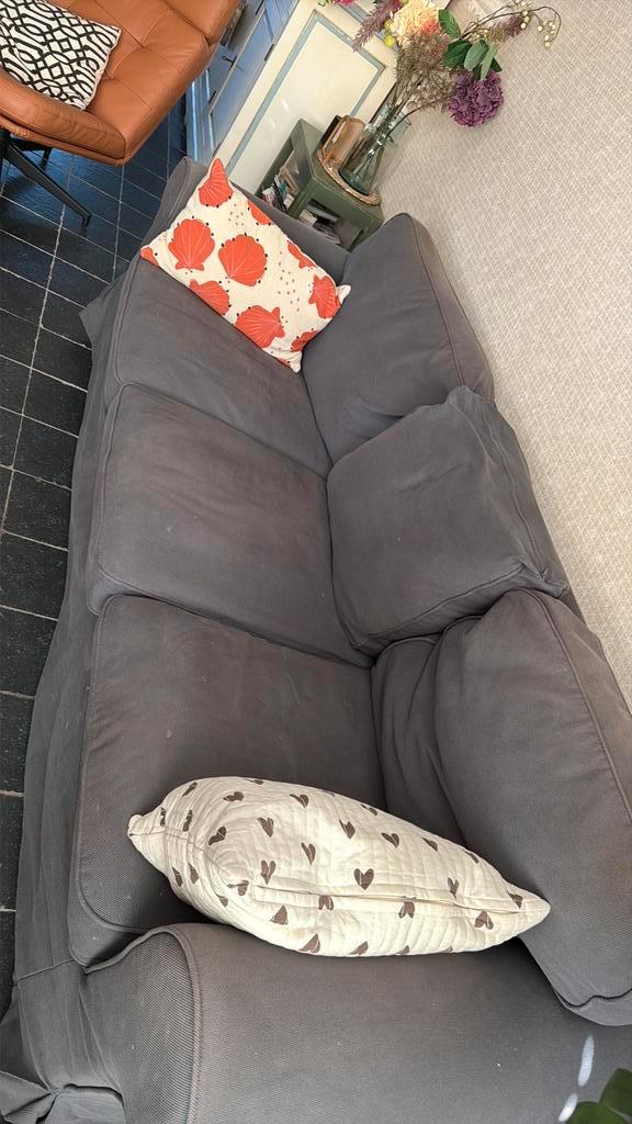 IKEA 3-zits bank Ektorp, Huis en Inrichting, Banken | Bankstellen, Gebruikt, Rechte bank, Driepersoons, 200 tot 250 cm, 75 tot 100 cm