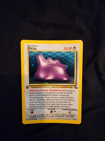 Ditto 3/62 Fossil 1st Edition Nederlands NM beschikbaar voor biedingen