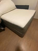 Eenpersoons boxspring met uitstekende matras, Huis en Inrichting, Ophalen, Gebruikt, 90 cm, 200 cm