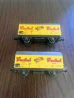 Fleischmann goederenwagonnetjes 5045 HO Grolsch, Gebruikt, Gelijkstroom, Fleischmann, Wagon