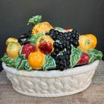 XL Brocante aardewerk terrine - Bordallo Pinheiro Portugal, Ophalen of Verzenden