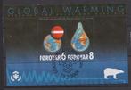 Føroyar; Global Warming - MB24, gebruikt., Verzenden, Denemarken, Gestempeld