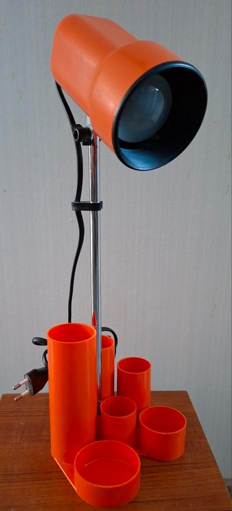 Vintage jaren 70 Vrieland tafellamp flower power periode, Huis en Inrichting, Lampen | Tafellampen, Gebruikt, Minder dan 50 cm