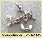Nieuwe RVS A2 M5 vleugelmoeren. € 0,08, Watersport en Boten, Ophalen of Verzenden, Nieuw, Overige typen