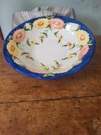 Grote bewerkte schalen, Ophalen of Verzenden, Zo goed als nieuw, Rond, Glas