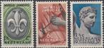 Nederland- 1937 - Wereld Jamboree- NVPH-293 t/m NVPH-295 - O, Postzegels en Munten, Verzenden, T/m 1940, Postfris