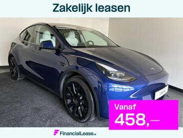 Tesla Model Y RWD 58 kWh | Prachtig blauw | Wit lederen inte beschikbaar voor biedingen