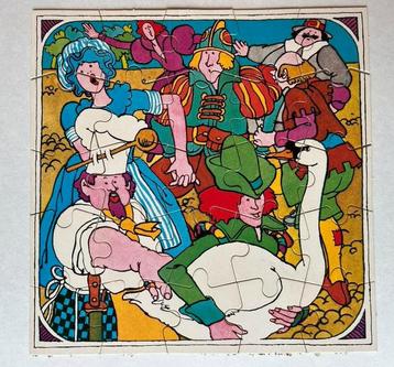 Oud reclame sprookjes puzzeltje, bij B3 fruitsappen beschikbaar voor biedingen