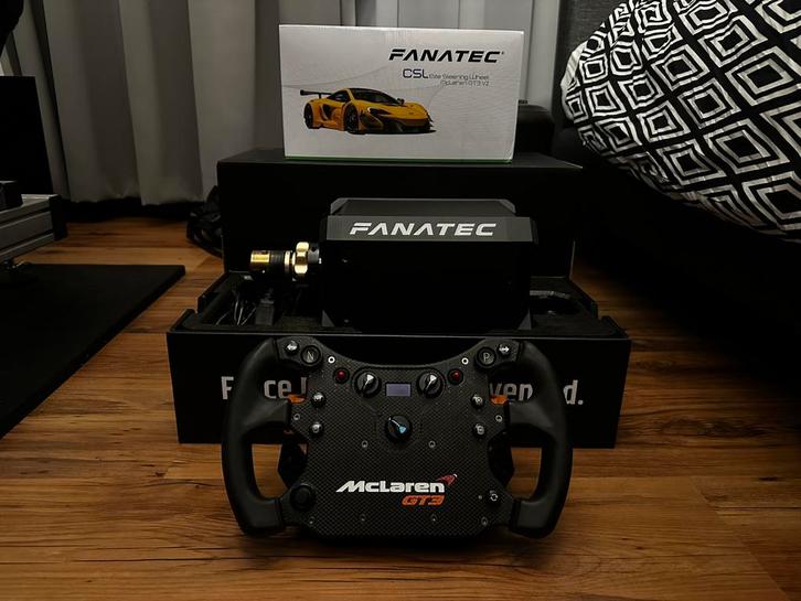 Fanatec podium dd1 + mclaren gt3 V2 (in) ruilen mogelijk, Spelcomputers en Games, Spelcomputers | Overige, Zo goed als nieuw, Ophalen of Verzenden