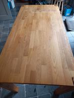 Mooie eettafel van eikenhout., Huis en Inrichting, Tafels | Eettafels, 50 tot 100 cm, 150 tot 200 cm, Modern, Rechthoekig