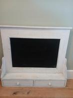 Krijtbord wit groot met lades, landelijk, Peacock, Huis en Inrichting, Ophalen of Verzenden, Zo goed als nieuw, Krijtbord