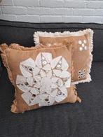 2 sierkussens Ibiza Boho style van J-Line, Huis en Inrichting, Woonaccessoires | Kussens, Ophalen of Verzenden, Zo goed als nieuw