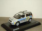 Skoda Yeti Policie - Abrex 1:43, Hobby en Vrije tijd, Modelauto's | 1:43, Verzenden, Zo goed als nieuw, Auto, Overige merken