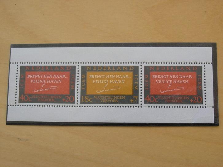 Blokje 3 Zegels "Brengt hen naar veilge haven". 1966 NIEUW, Postzegels en Munten, Postzegels | Nederland, Postfris, Na 1940, Ophalen of Verzenden