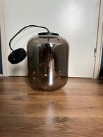 Rookglas hanglamp, Huis en Inrichting, Lampen | Hanglampen, Ophalen, Zo goed als nieuw, Minder dan 50 cm