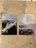 Mercedes folders 1989, Ophalen of Verzenden, Zo goed als nieuw, Mercedes