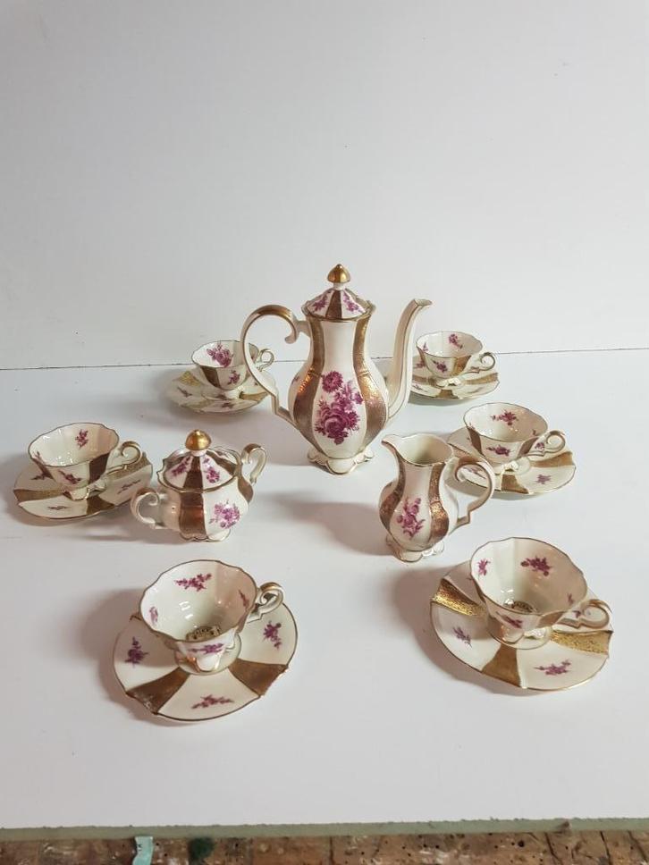 Mokka koffie set, Antiek en Kunst, Antiek | Servies compleet, Ophalen of Verzenden