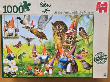 JUMBO puzzel At the forest with the gnomes beschikbaar voor biedingen