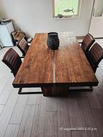 Eetkamertafel Indonesisch teak 200x109x78, Huis en Inrichting, Tafels | Eettafels, Ophalen, Teakhout, 200 cm of meer, 50 tot 100 cm
