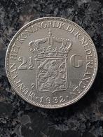 Rijksdaalder 1932 zilver zie foto's, Postzegels en Munten, Munten | Nederland, Zilver, 2½ gulden, Koningin Wilhelmina, Ophalen of Verzenden