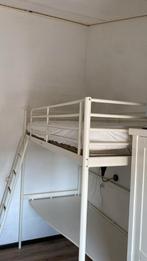 Ikea hoogslaper met onder bureau moet snel weg, Huis en Inrichting, Slaapkamer | Stapelbedden en Hoogslapers, Ophalen, 90 cm, Eenpersoons