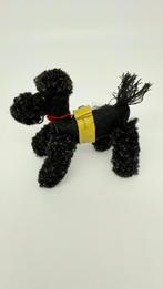 Oud Steiff. Woletje: zwarte poedel. Hoog: 6 cm, Verzenden