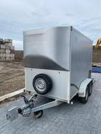 Gesloten Hapert tandem-asser aanhangwagen, met oprijdklep, Auto diversen, Aanhangers en Bagagewagens, Ophalen, Gebruikt