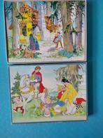 sprookjes puzzels Hans en Grietje en Sneeuwitje, Ophalen, Gebruikt, Meer dan 50 stukjes, Van hout