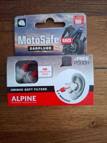 MotoSafe RACE earplugs ALPINE beschikbaar voor biedingen