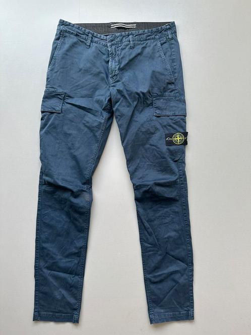 Stone island cargo broek donkerblauw, Kleding | Heren, Broeken en Pantalons, Zo goed als nieuw, Blauw, Ophalen of Verzenden