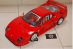 SALE! 1:8 POCHER Ferrari F40 rosso corsa + vitrine UNIEK WRH, Ophalen, Zo goed als nieuw, 1:5 t/m 1:8, Auto