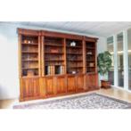 Grote Massief Mahonie Boekenkast "Belgravia", Ophalen, Met plank(en), 200 cm of meer, Klassiek