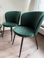 Twee stuks, mooie groene stoelen, Ophalen of Verzenden, Zo goed als nieuw, Overige kleuren, Twee