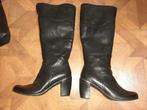 Esprit leren hoge laarzen met hak maat 38 zwart, Hoge laarzen, Zwart, Ophalen of Verzenden, Zo goed als nieuw