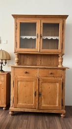 Antieke vintage grenen kastbuffet, Ophalen, Gebruikt, 100 tot 150 cm, Antiek en vintage