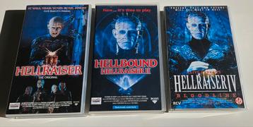 Hellraiser VHS Banden - I, II, IV beschikbaar voor biedingen