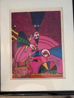Bijzondere zeefdruk van Corneille met titel Circus (1990), Ophalen