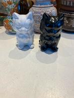 2 bloempot katten vintage, Antiek en Kunst, Antiek | Keramiek en Aardewerk, Ophalen of Verzenden