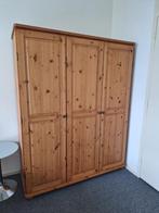 Massief houten kledingkast – 3-deurs – IKEA, Ophalen, Gebruikt, Overige materialen, 100 tot 150 cm