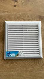 Schuifrooster nieuw in verpakking 25 x 25 cm wit, Ophalen of Verzenden, Nieuw, Ventilator